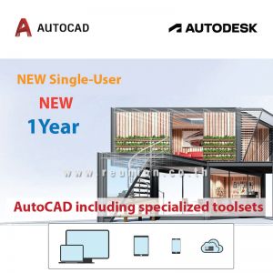 Autocad including specialized toolsets ad commercial new single user eld annual subscription это